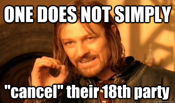 ONE DOES NOT SIMPLY 