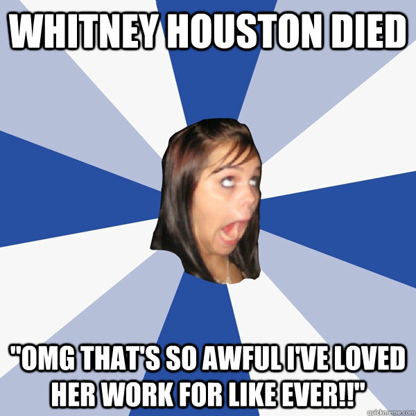whitney houston died 