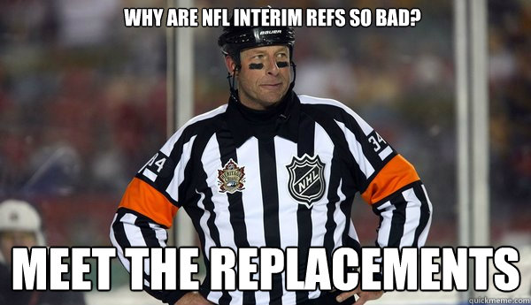 Why are NFL interim refs so bad? Meet the replacements  NHL lockout ref
