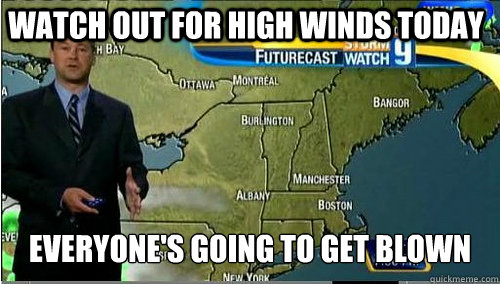 Watch out For high winds today Everyone's going to get blown - Watch out For high winds today Everyone's going to get blown  Misc