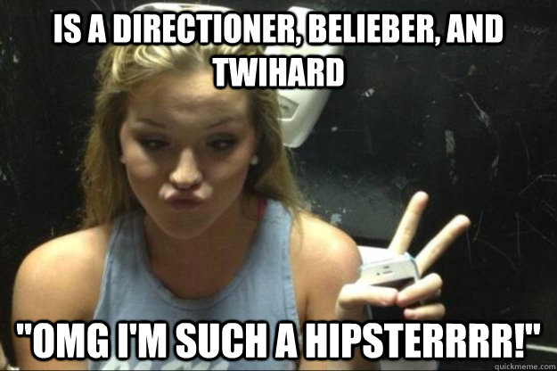 is a directioner, belieber, and twihard 