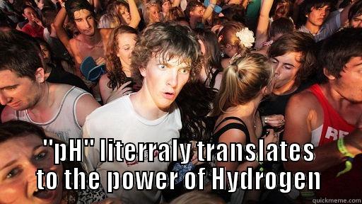 Ph really means -  