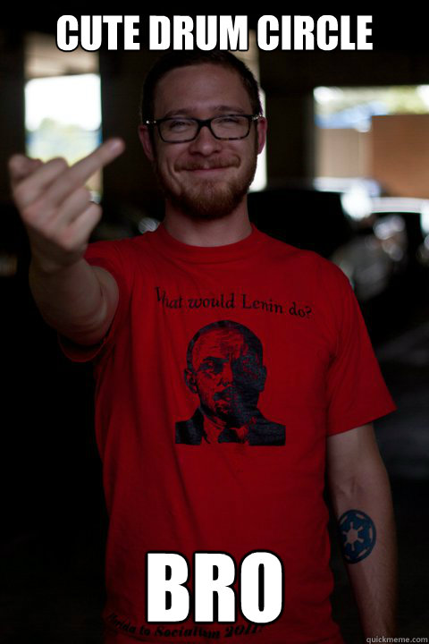 CUTE DRUM CIRCLE BRO  