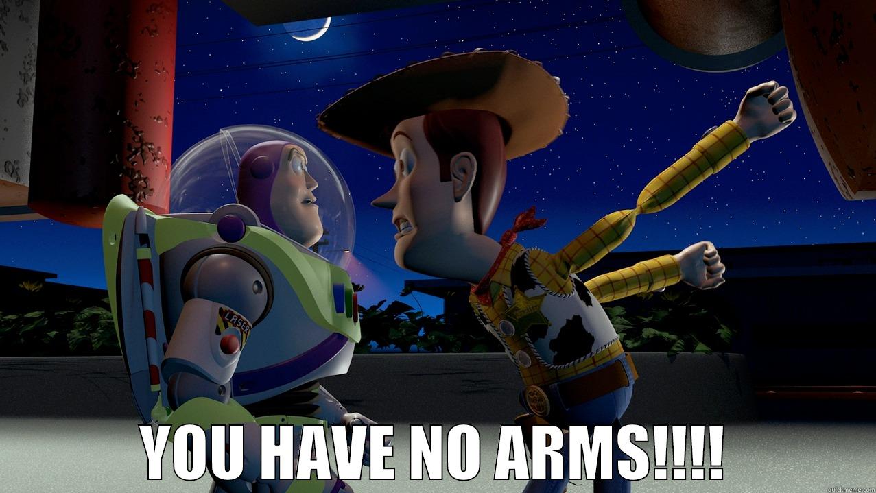 Woody speaks the truth -  YOU HAVE NO ARMS!!!! Misc