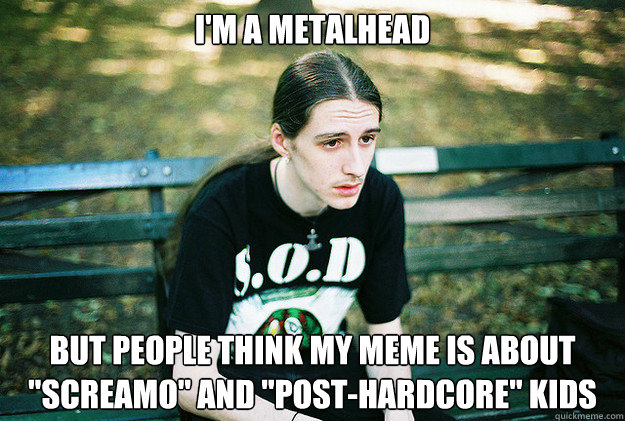 I'm a metalhead but people think my meme is about 