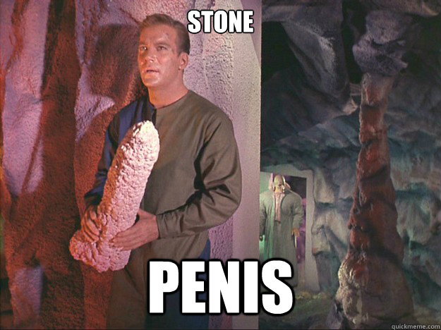 stone penis  Introducing oblivious Shatner