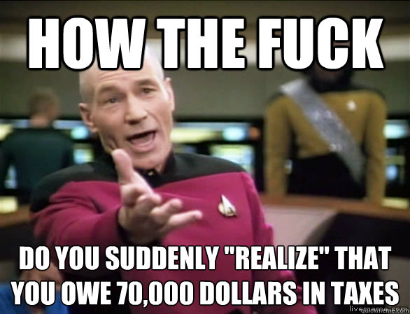 How the fuck do you suddenly 