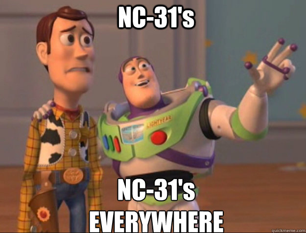 NC-31's NC-31's
EVERYWHERE  