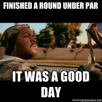 finished a round under par - finished a round under par  ICECUBE