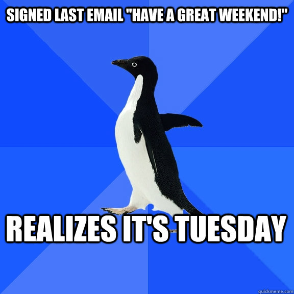 Signed last email 