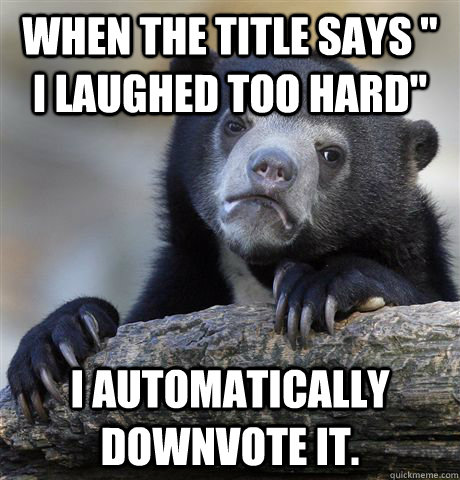 When the title says 