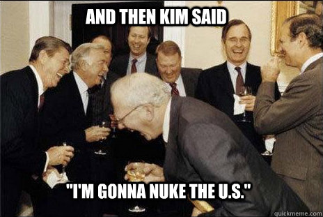 And then Kim said  