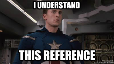 I understand This reference - I understand This reference  Cognizant Captain America