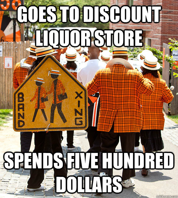 goes to discount liquor store spends five hundred dollars  Princeton Problems