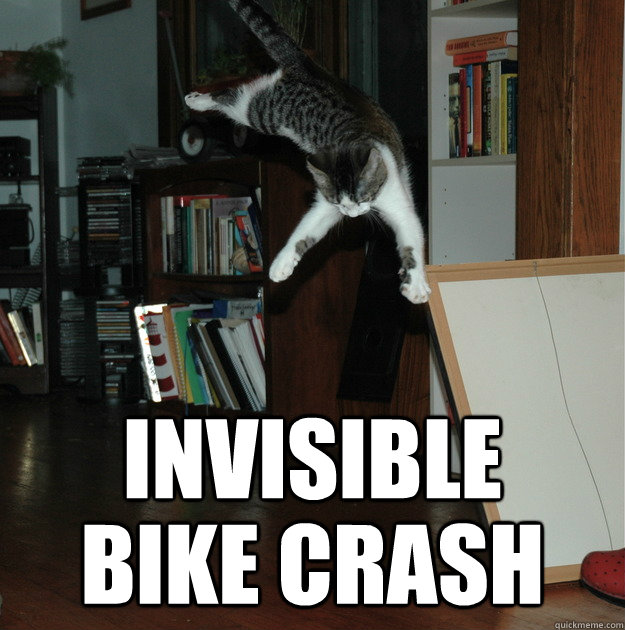 Invisible Bike Crash  Invisible Bike crash