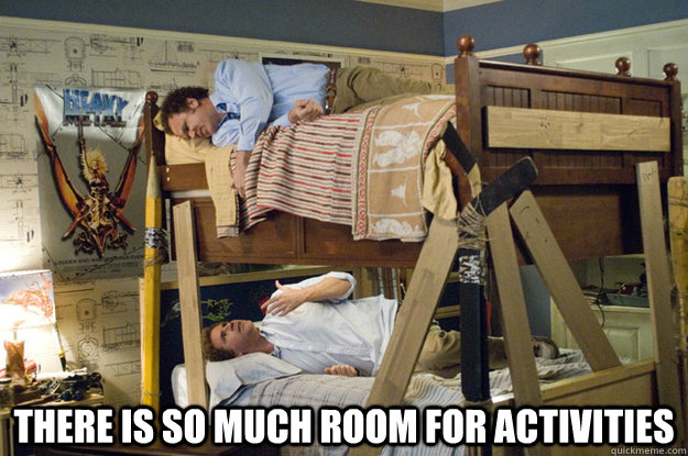 There is so much room for activities   