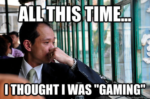 All this time... I thought I was 