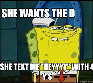 She text me 