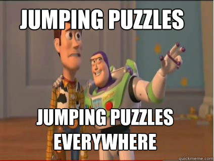 jumping puzzles jumping puzzles everywhere  woody and buzz