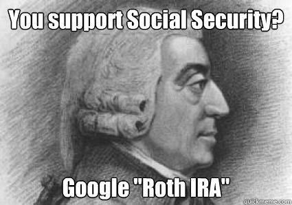 You support Social Security? Google 