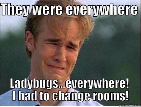 THEY WERE EVERYWHERE  LADYBUGS...EVERYWHERE!  I HAD TO CHANGE ROOMS! 1990s Problems