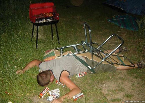    Face Down Drunk Guy