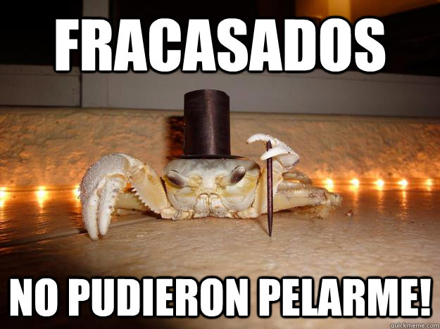 FRACASADOS NO PUDIERON PELARME!  Fancy Crab