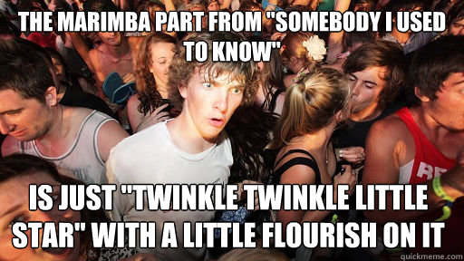 The marimba part from 