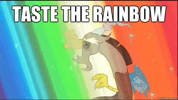 taste the rainbow  - taste the rainbow   Discord Rainbow
