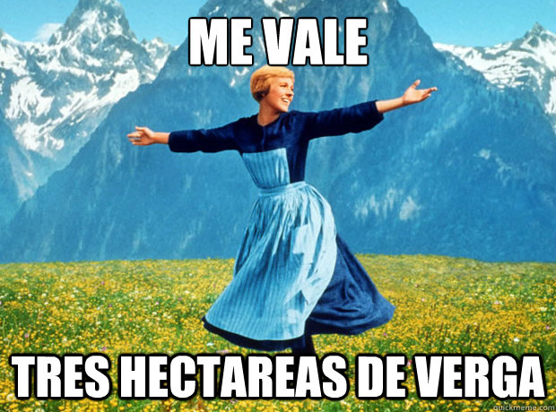 Me Vale Tres Hectareas de Verga - Me Vale Tres Hectareas de Verga  Sound of Music- Election