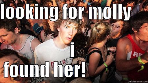 LOOKING FOR MOLLY      I FOUND HER!                 Sudden Clarity Clarence