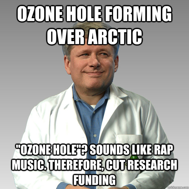 Ozone hole forming over arctic 