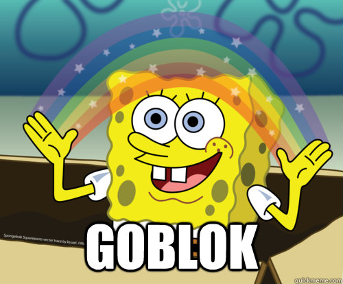 GOBLOK  Spongebob rainbow