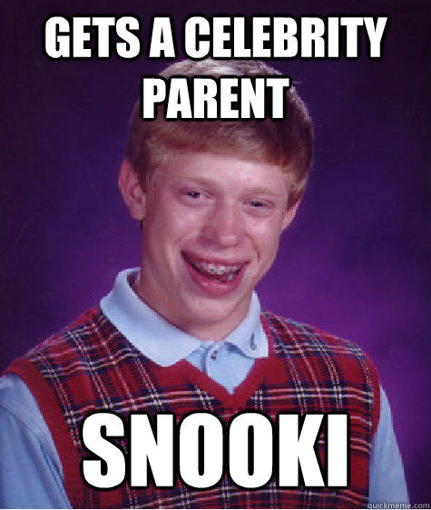 Gets a celebrity parent snooki  