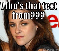 WHO'S THAT TEXT FROM???  Misc