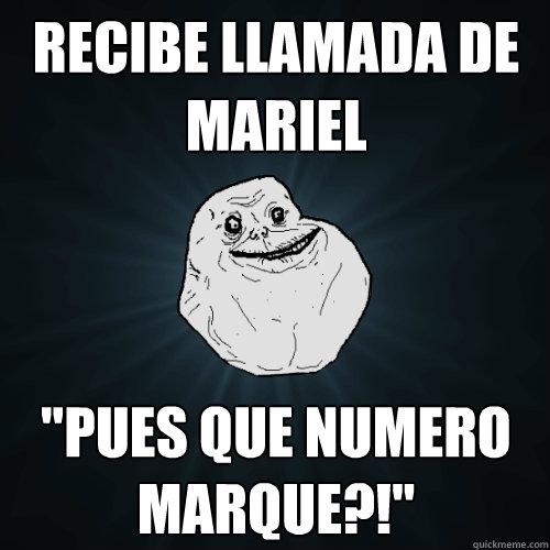 RECIBE LLAMADA DE MARIEL 