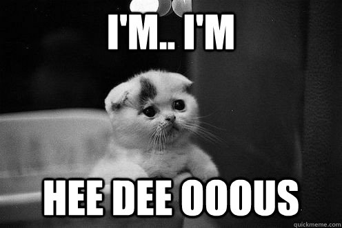 I'm.. I'm HEE DEE OOOUS  