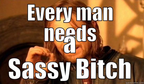 EVERY MAN NEEDS A SASSY BITCH Boromir