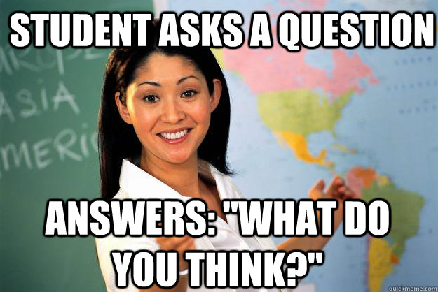 Student asks a question  Answers: 