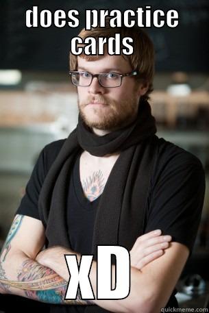 DOES PRACTICE CARDS XD Hipster Barista