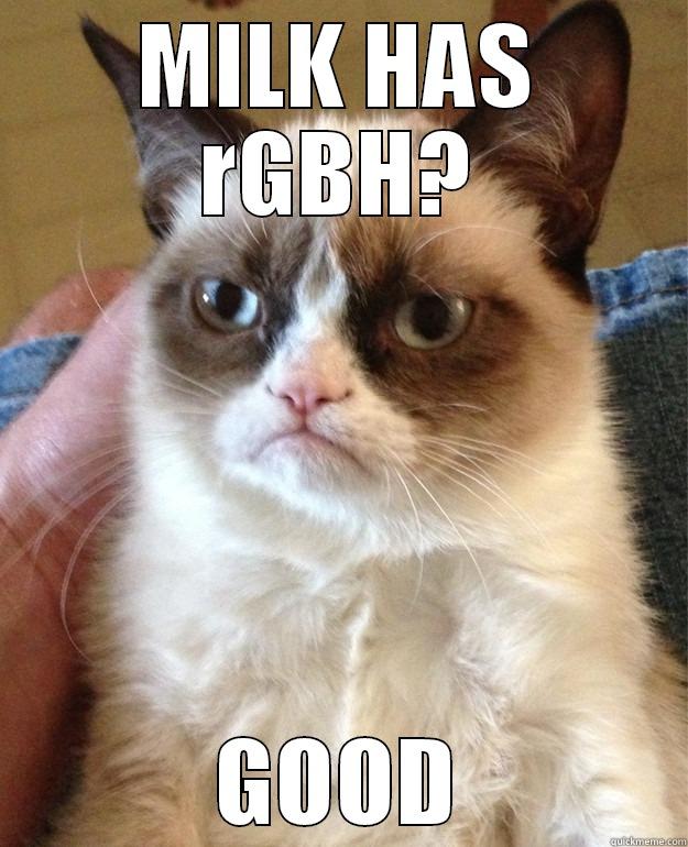 MILK HAS RGBH? GOOD Misc
