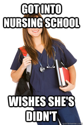 Got into nursing school wishes she's didn't  - Got into nursing school wishes she's didn't   Misc