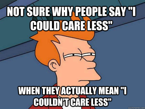 Not sure why people say 