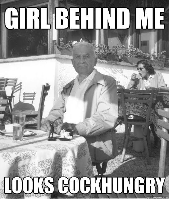 girl behind me looks cockhungry  