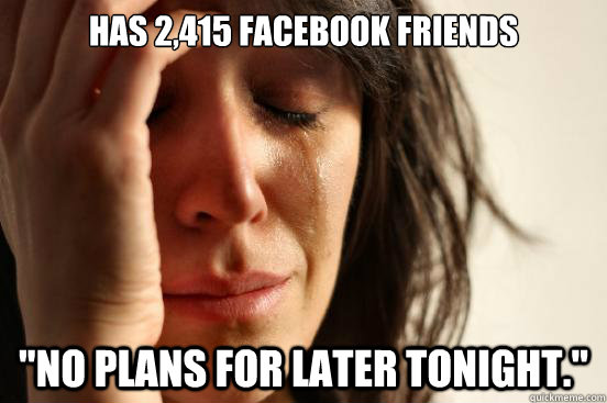Has 2,415 facebook friends 