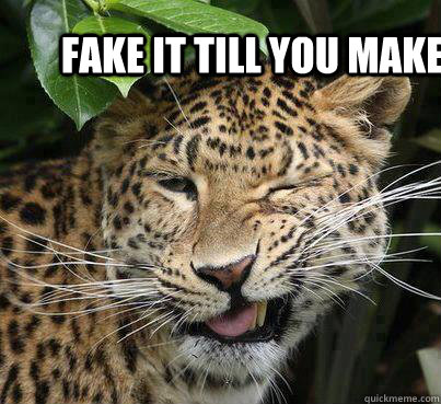 Fake it till you make it - Fake it till you make it  Sly Cheetah