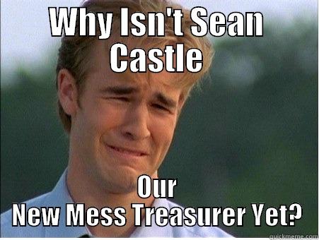 WHY ISN'T SEAN CASTLE OUR NEW MESS TREASURER YET? 1990s Problems