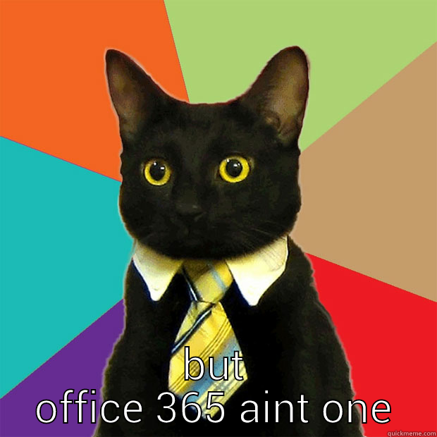  BUT OFFICE 365 AINT ONE Business Cat