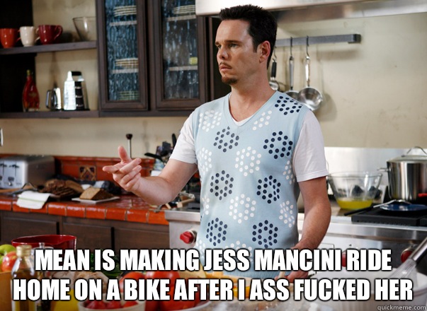  mean is making jess mancini ride home on a bike after I ass fucked her  -  mean is making jess mancini ride home on a bike after I ass fucked her   Johnny Drama