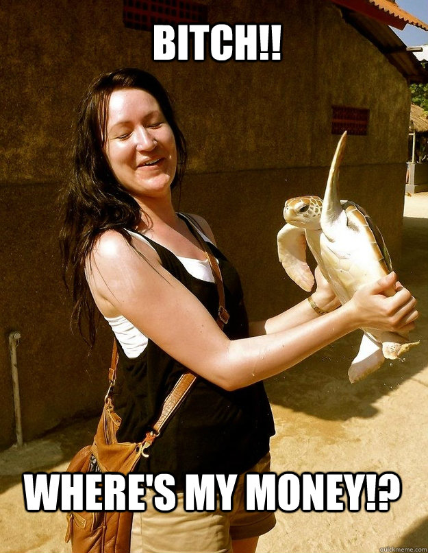 Bitch!! Where's My money!? - Bitch!! Where's My money!?  Turtle Pimp